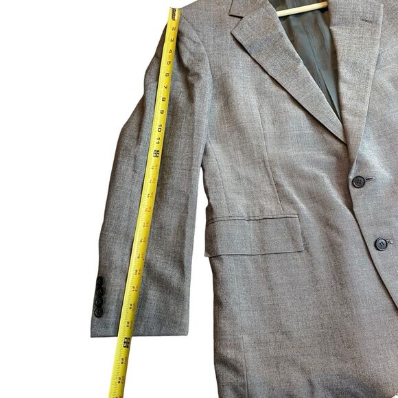Polo Ralph Lauren Men’s Size 34 Suit Set Gray Wool Tweed Classic Two Button - Picture 9 of 16